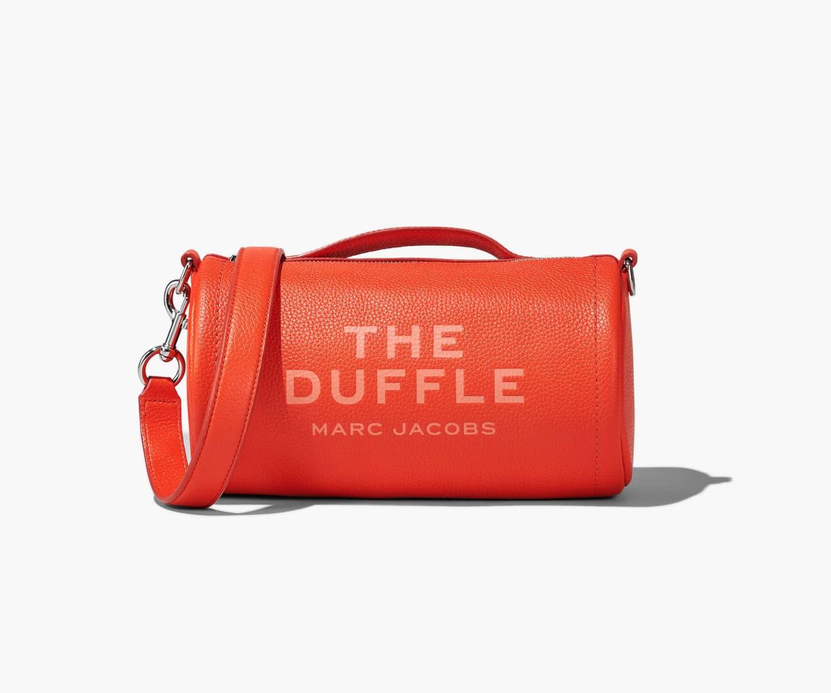 Marc Jacobs Læder Duffle Bag Oranžové | DGLZB2384