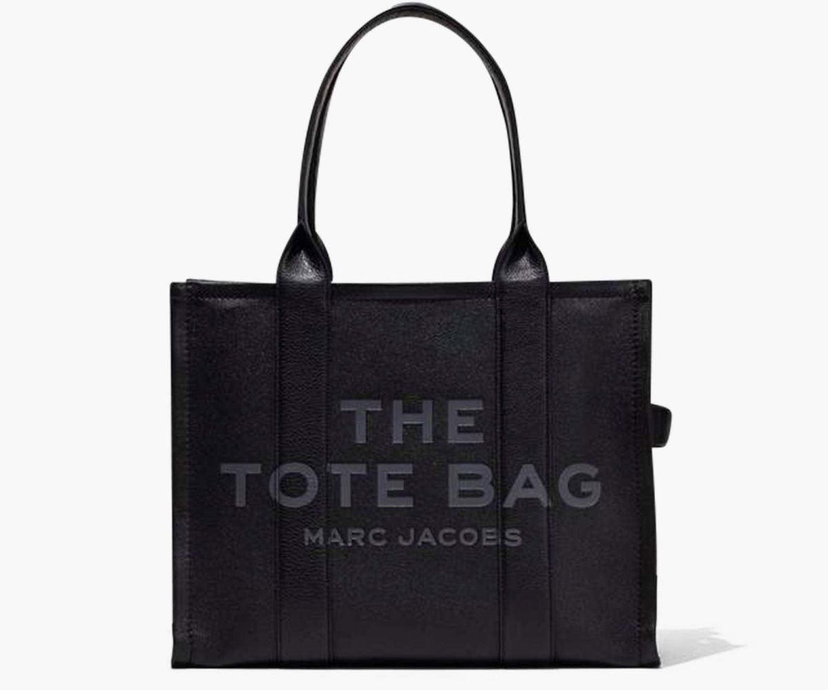 Marc Jacobs Læder Large Tote Bag Černé | WZESC6045