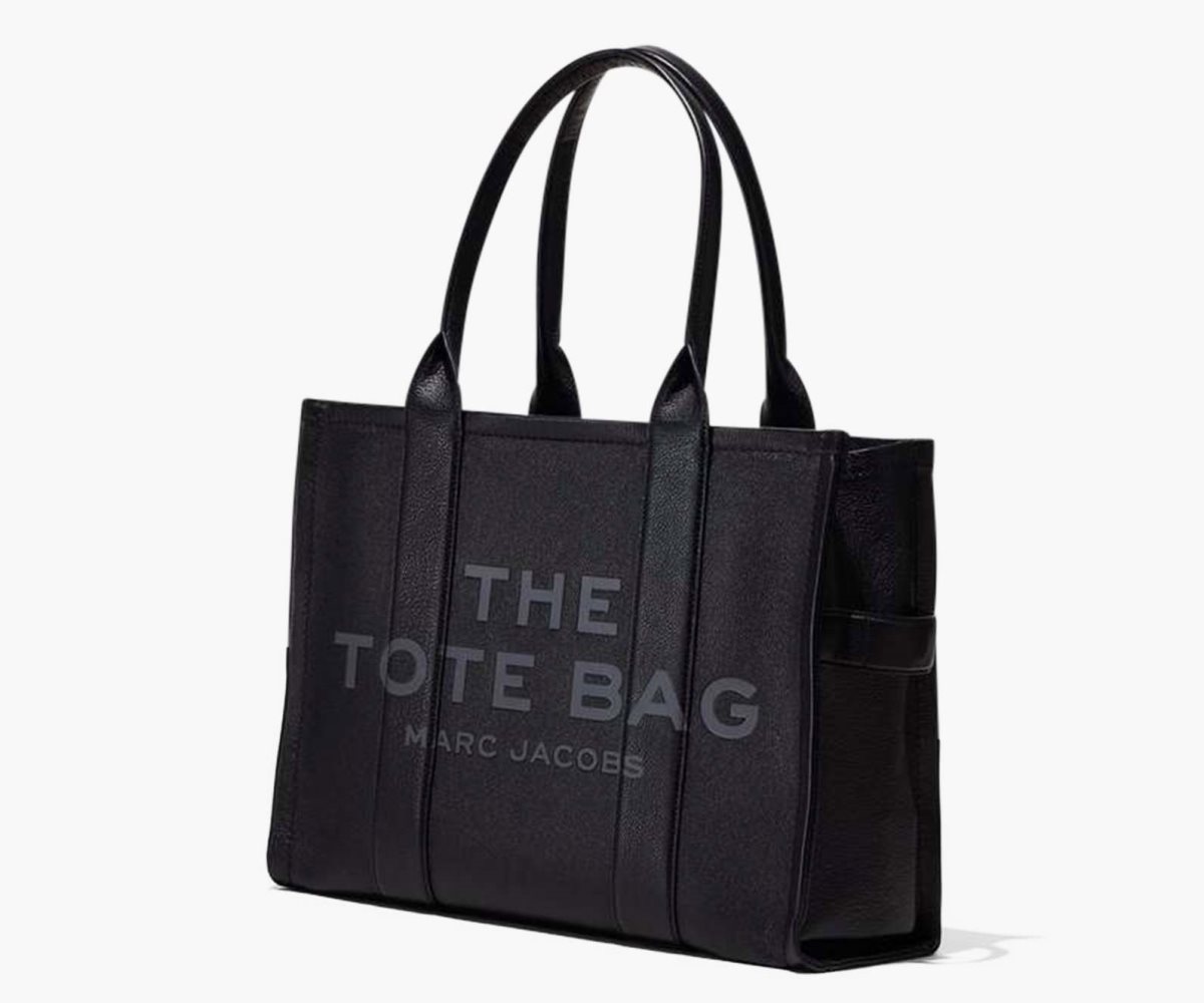 Marc Jacobs Læder Large Tote Bag Černé | WZESC6045