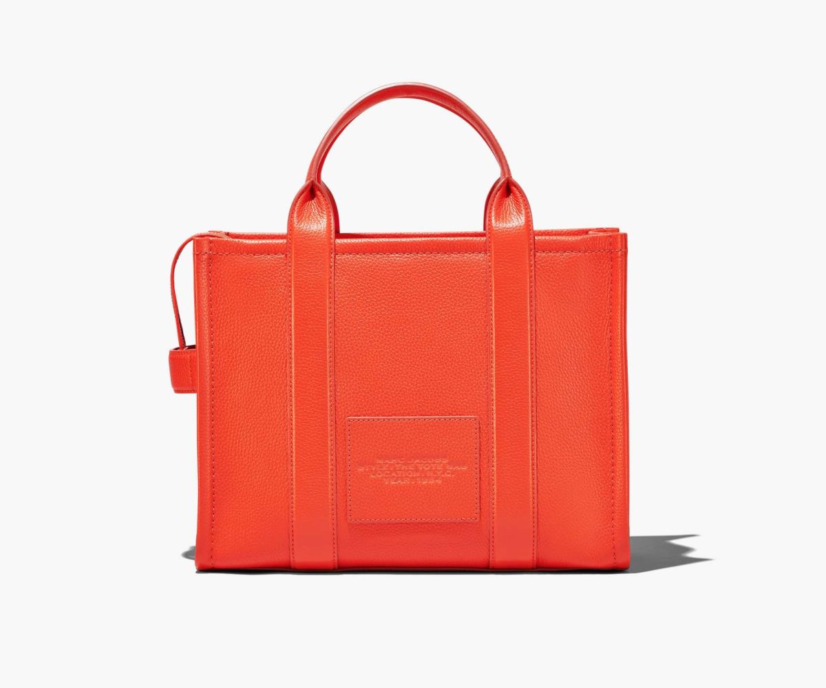 Marc Jacobs Læder Medium Tote Bag Oranžové | FLOVA1978