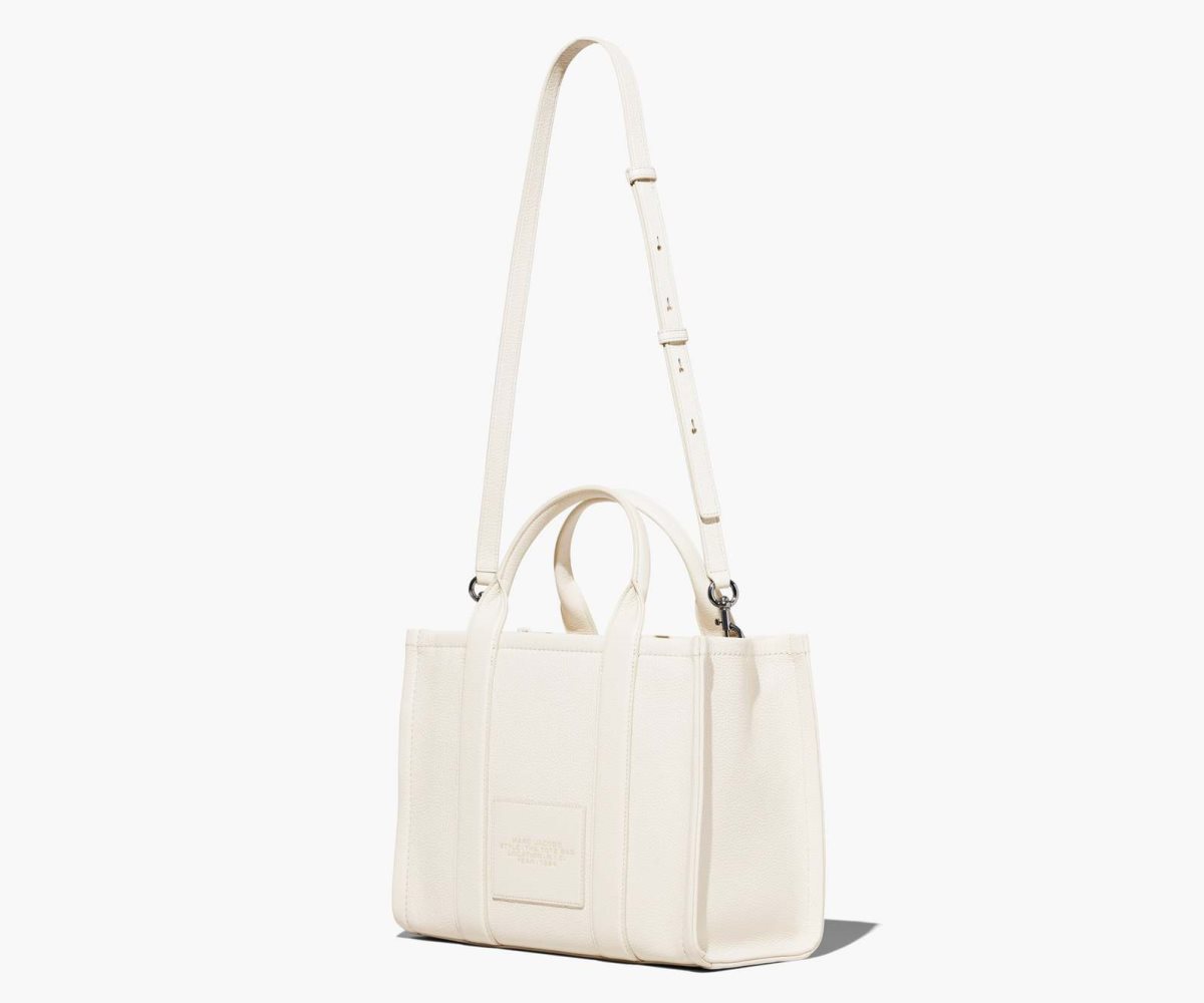 Marc Jacobs Læder Medium Tote Bag Stříbrné | VLHAI6507