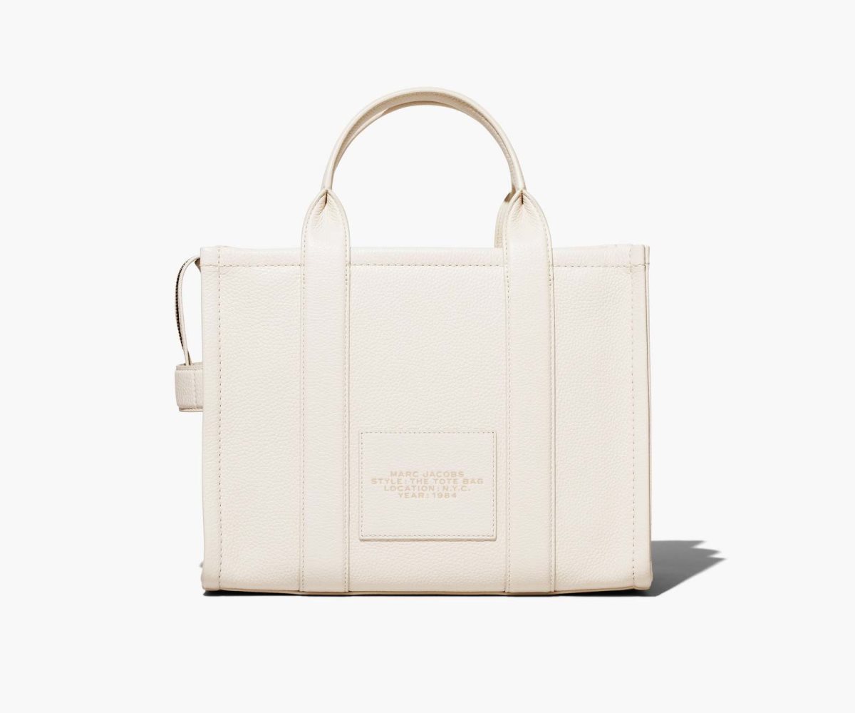 Marc Jacobs Læder Medium Tote Bag Stříbrné | VLHAI6507