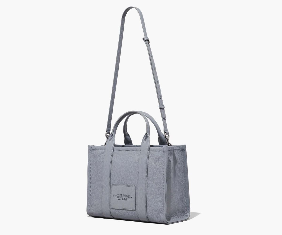 Marc Jacobs Læder Medium Tote Bag Šedé | INJFS0871