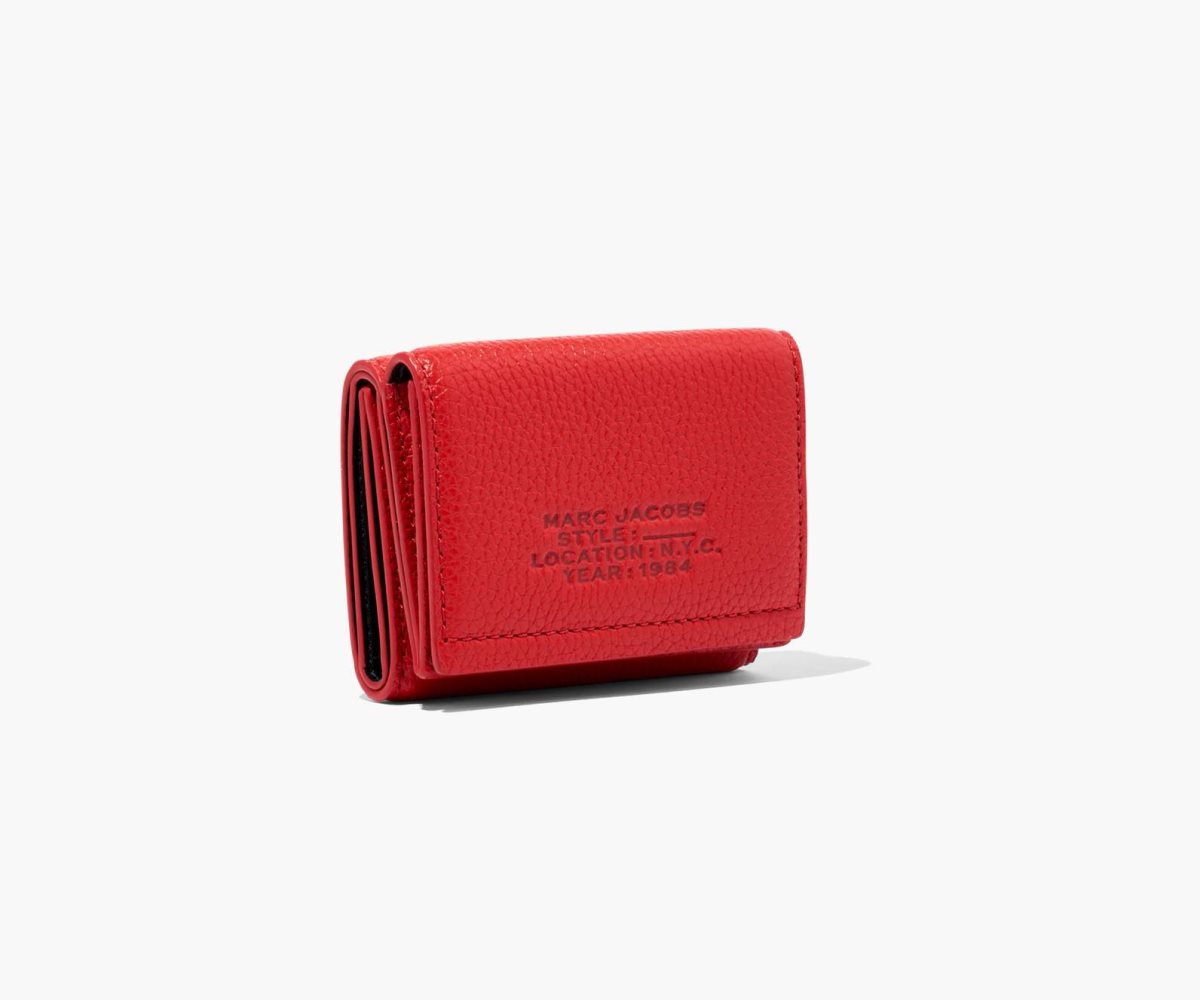 Marc Jacobs Læder Medium Trifold Wallet Červené | MKXZJ7189