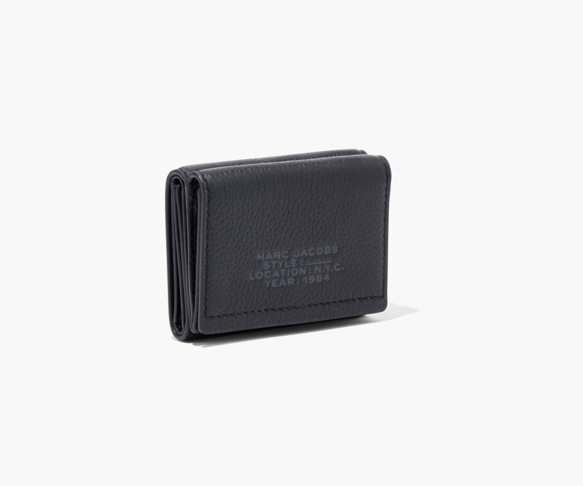 Marc Jacobs Læder Medium Trifold Wallet Černé | TSMVN2943