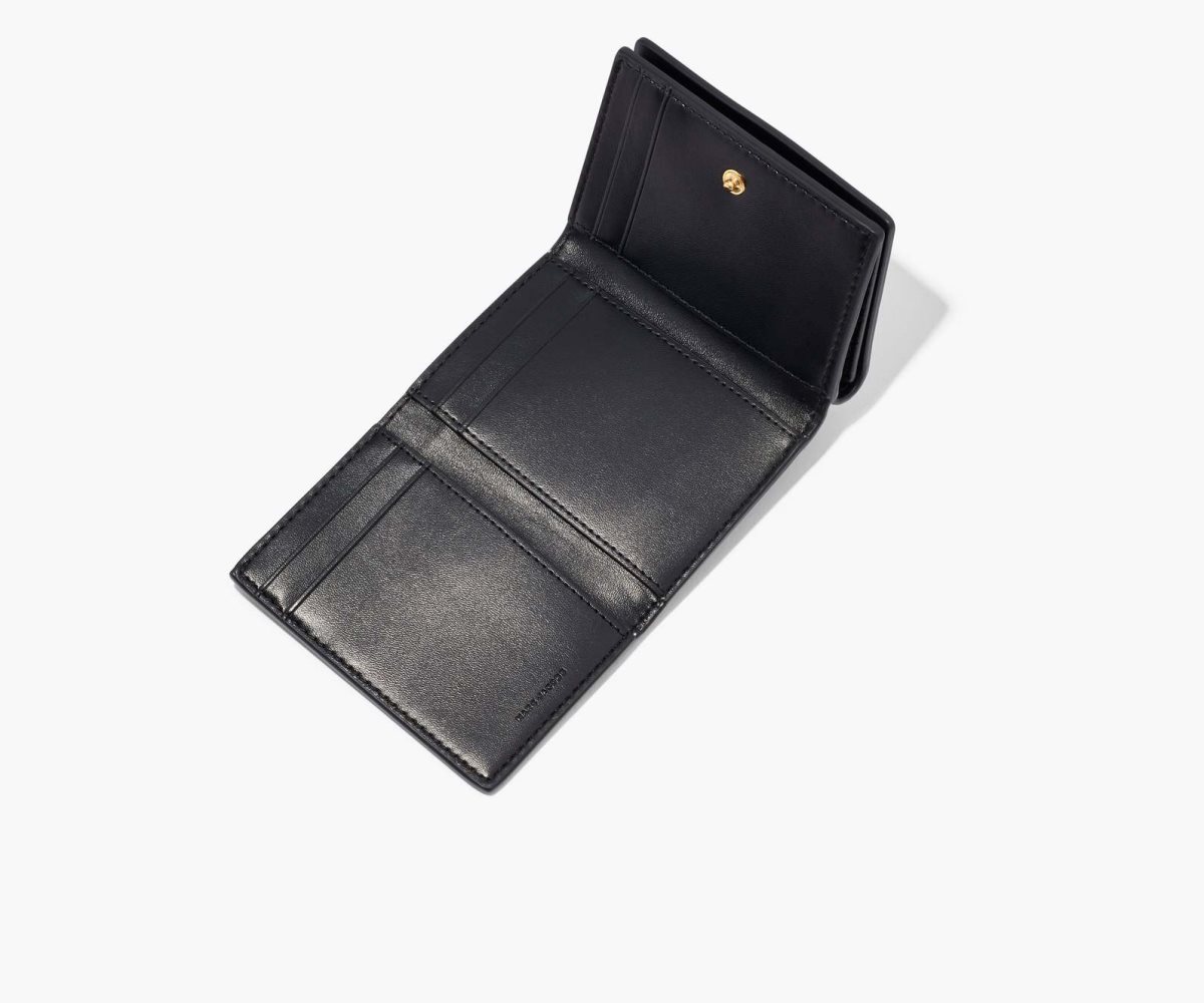 Marc Jacobs Læder Medium Trifold Wallet Černé | TSMVN2943