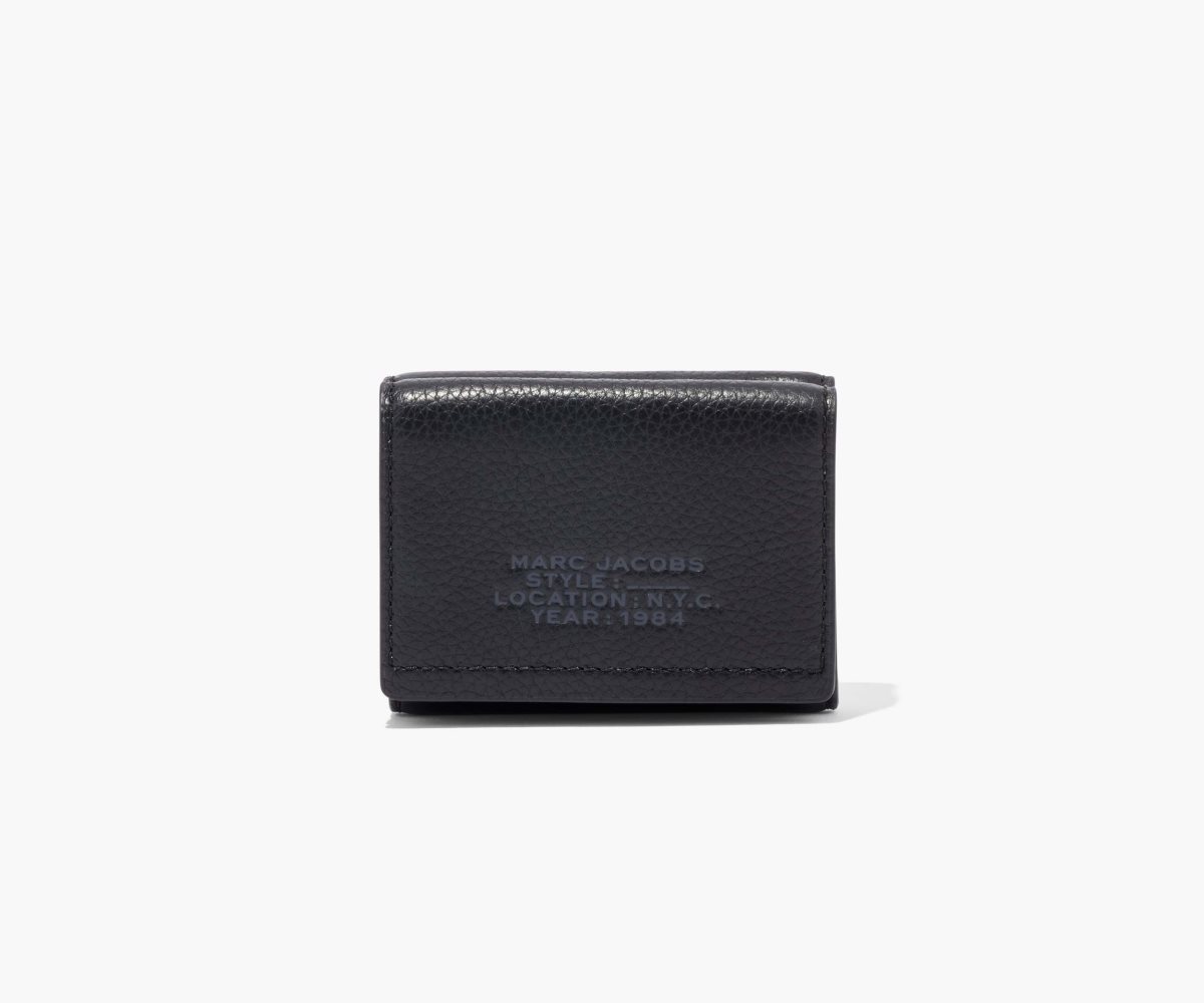 Marc Jacobs Læder Medium Trifold Wallet Černé | TSMVN2943