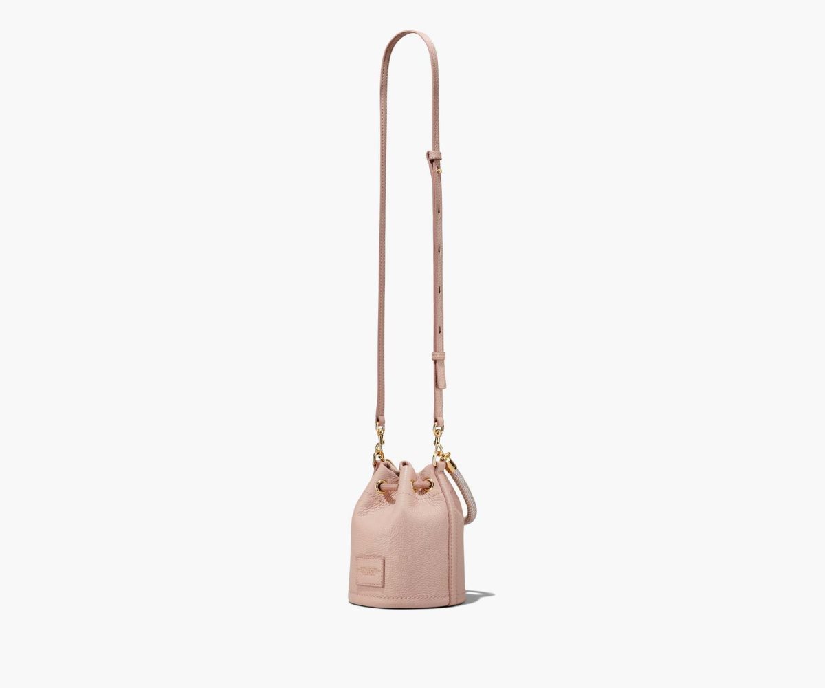 Marc Jacobs Læder Micro Bucket Bag Růžové | BWOVH0762