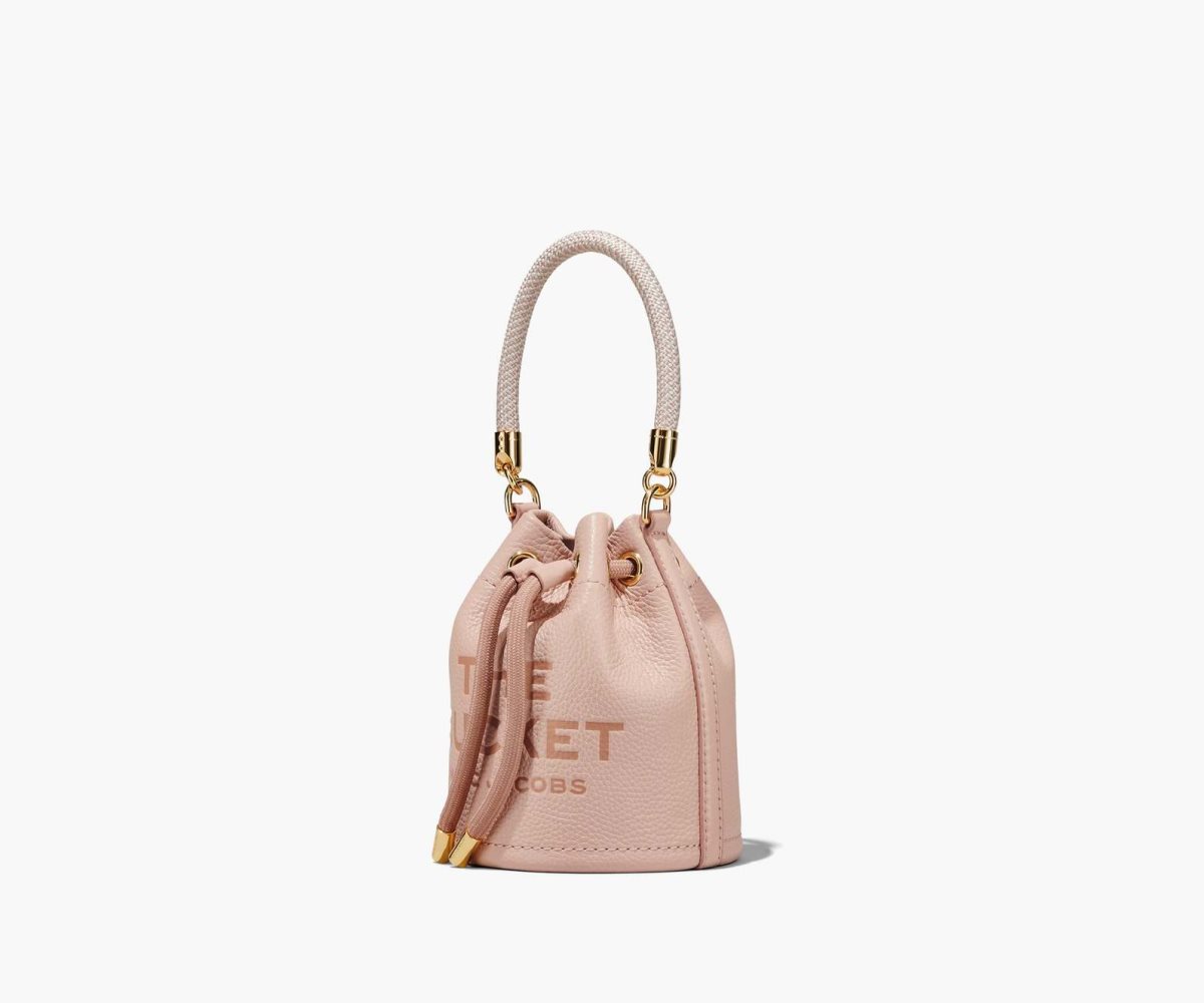 Marc Jacobs Læder Micro Bucket Bag Růžové | BWOVH0762