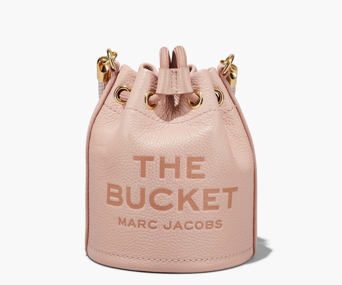 Marc Jacobs Læder Micro Bucket Bag Růžové | BWOVH0762