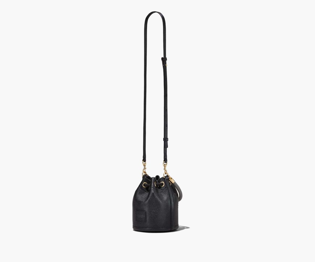 Marc Jacobs Læder Micro Bucket Bag Černé | SNQBJ1087