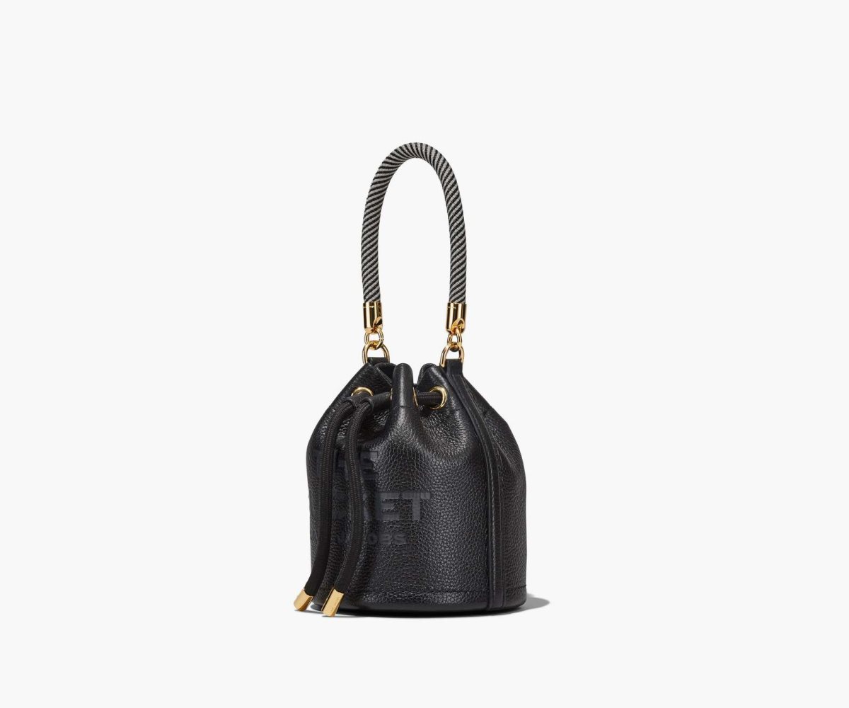 Marc Jacobs Læder Micro Bucket Bag Černé | SNQBJ1087