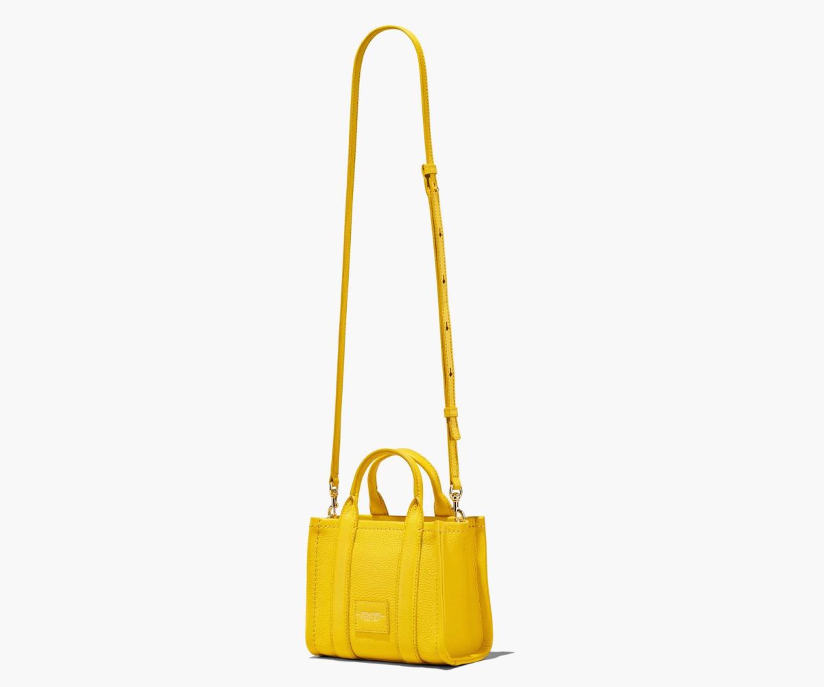 Marc Jacobs Læder Micro Tote Bag Oranžové | UMIAX5347