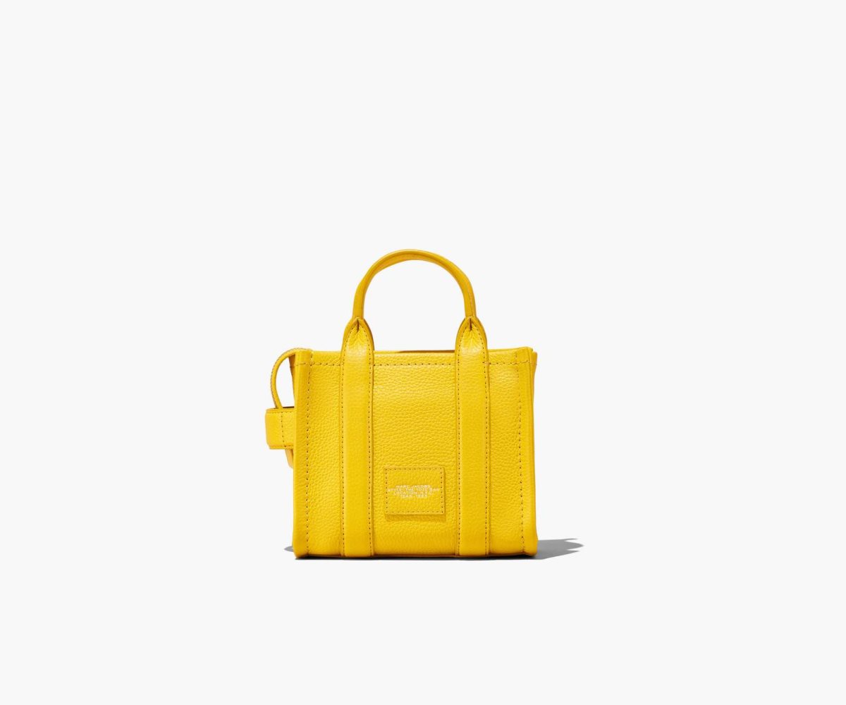 Marc Jacobs Læder Micro Tote Bag Oranžové | UMIAX5347