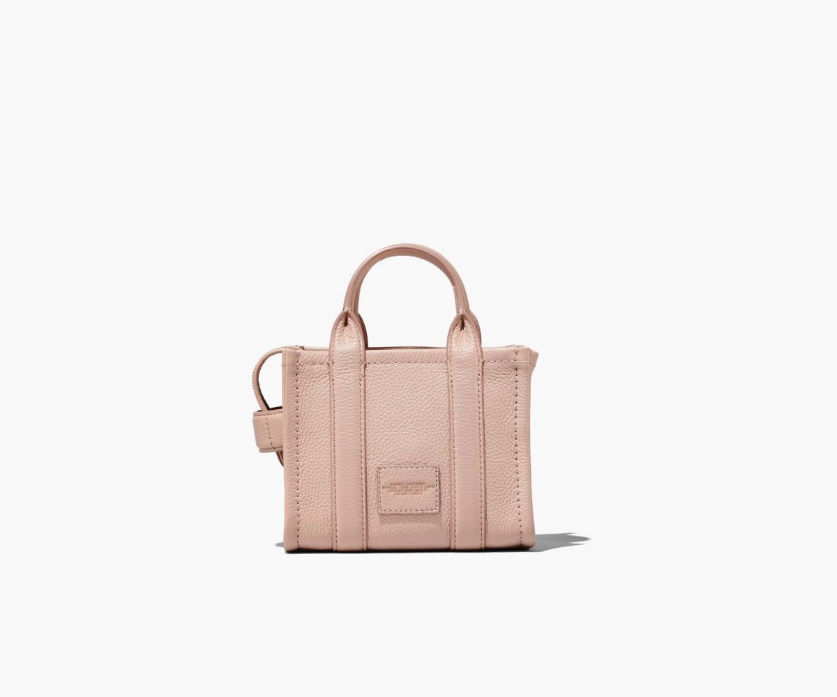 Marc Jacobs Læder Micro Tote Bag Růžové | QHBAU3465