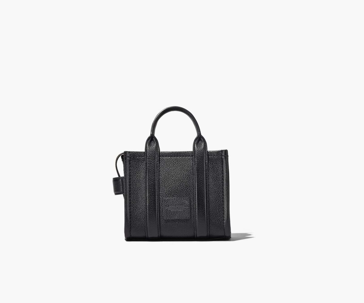 Marc Jacobs Læder Micro Tote Bag Černé | TRWDA1540