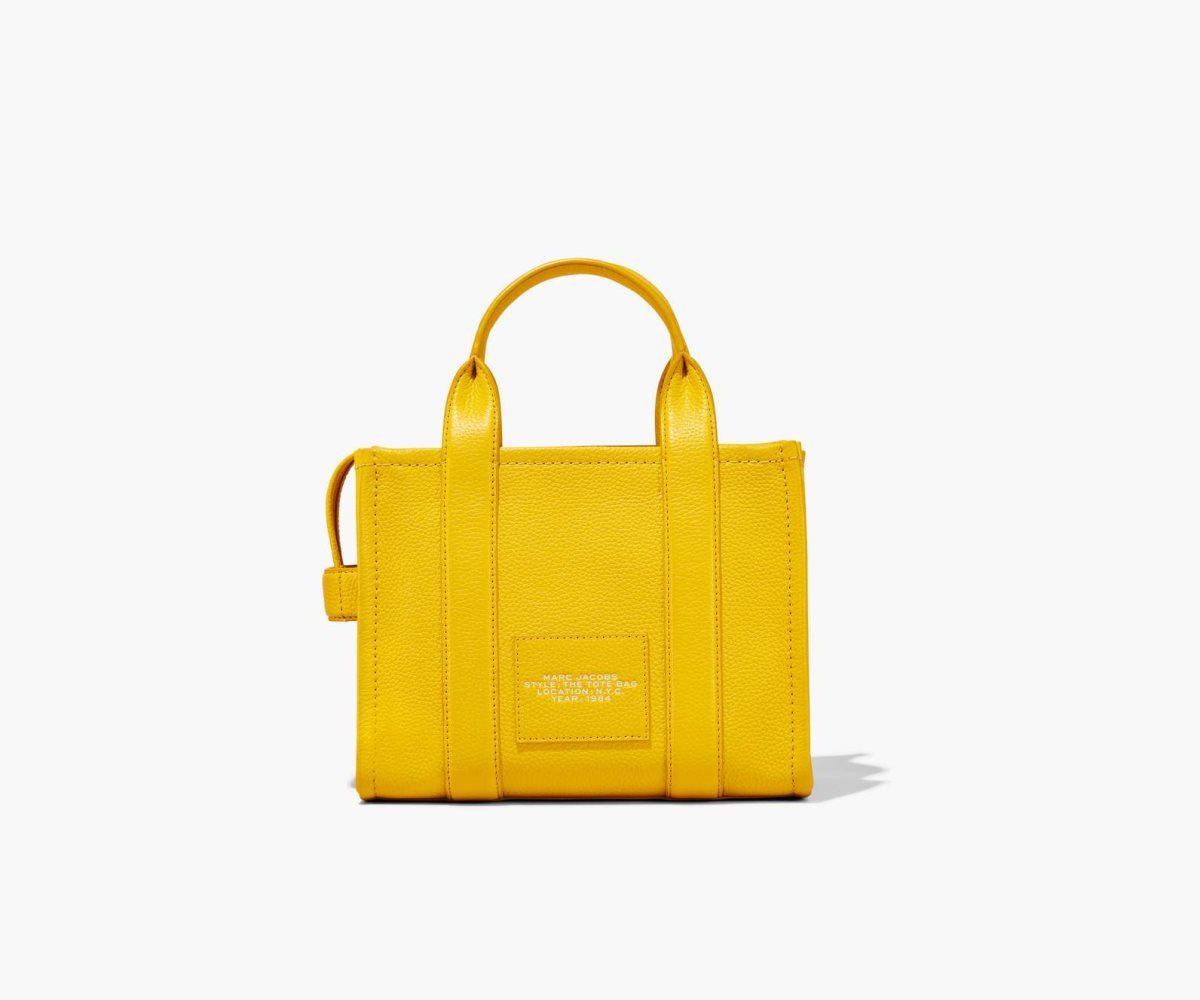 Marc Jacobs Læder Mini Tote Bag Oranžové | INMSR3540