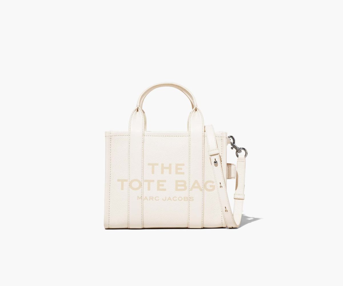 Marc Jacobs Læder Mini Tote Bag Stříbrné | ZXWDP5209