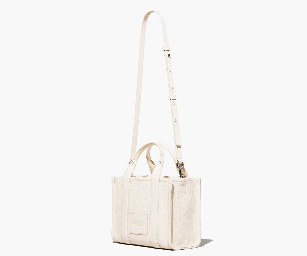 Marc Jacobs Læder Mini Tote Bag Stříbrné | ZXWDP5209