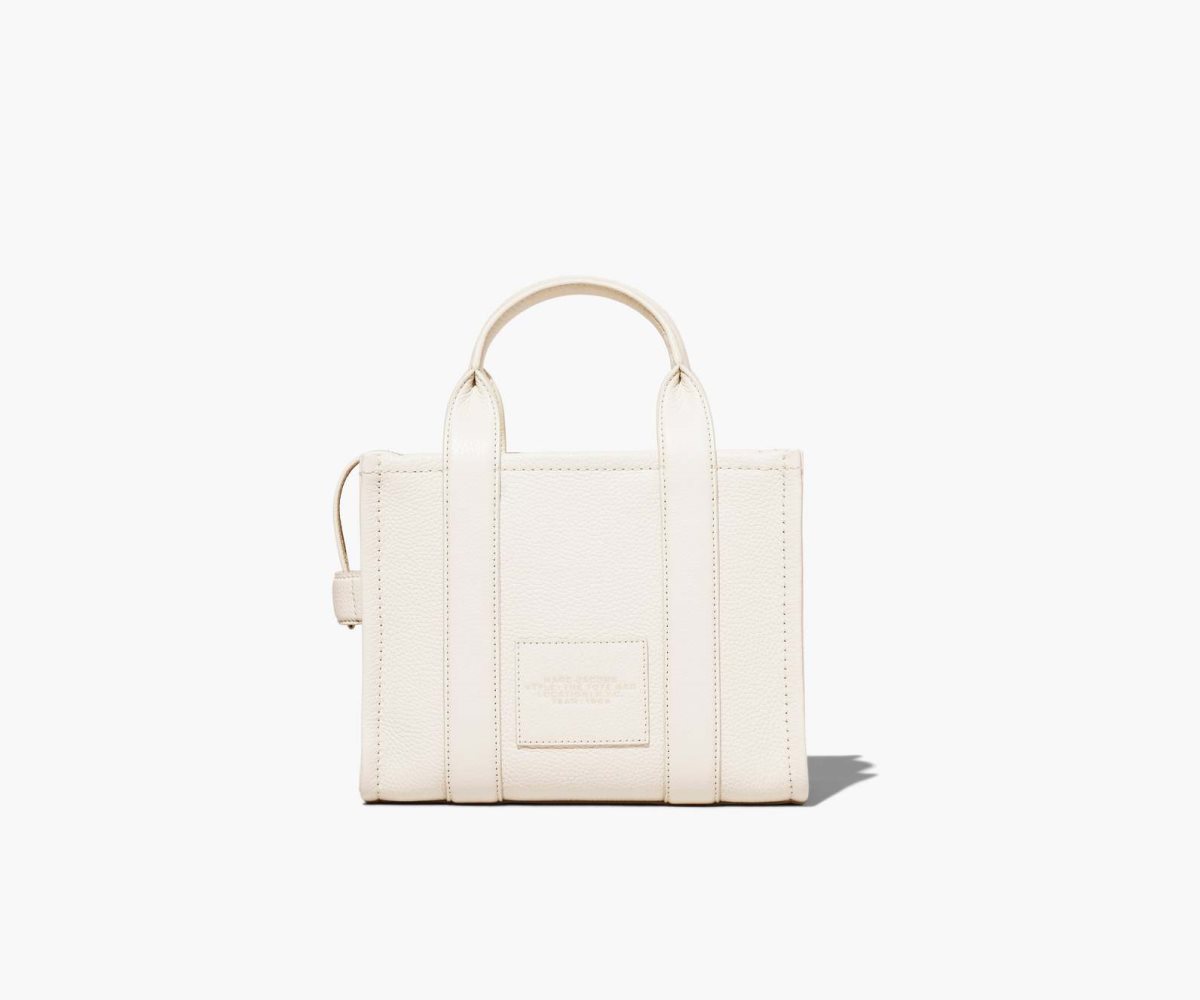 Marc Jacobs Læder Mini Tote Bag Stříbrné | ZXWDP5209