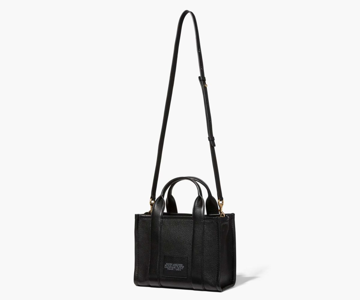 Marc Jacobs Læder Mini Tote Bag Černé | QKXYJ7406