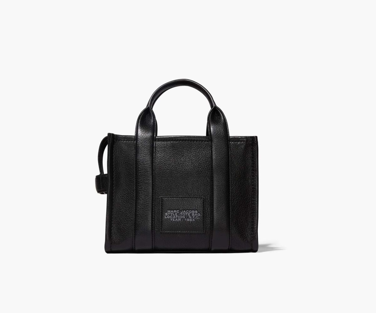 Marc Jacobs Læder Mini Tote Bag Černé | QKXYJ7406