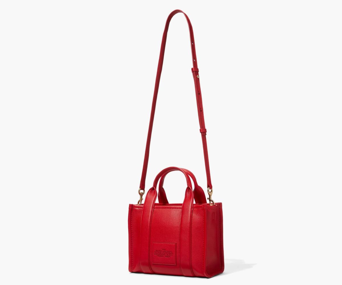 Marc Jacobs Læder Mini Tote Bag Červené | UPHAX7630