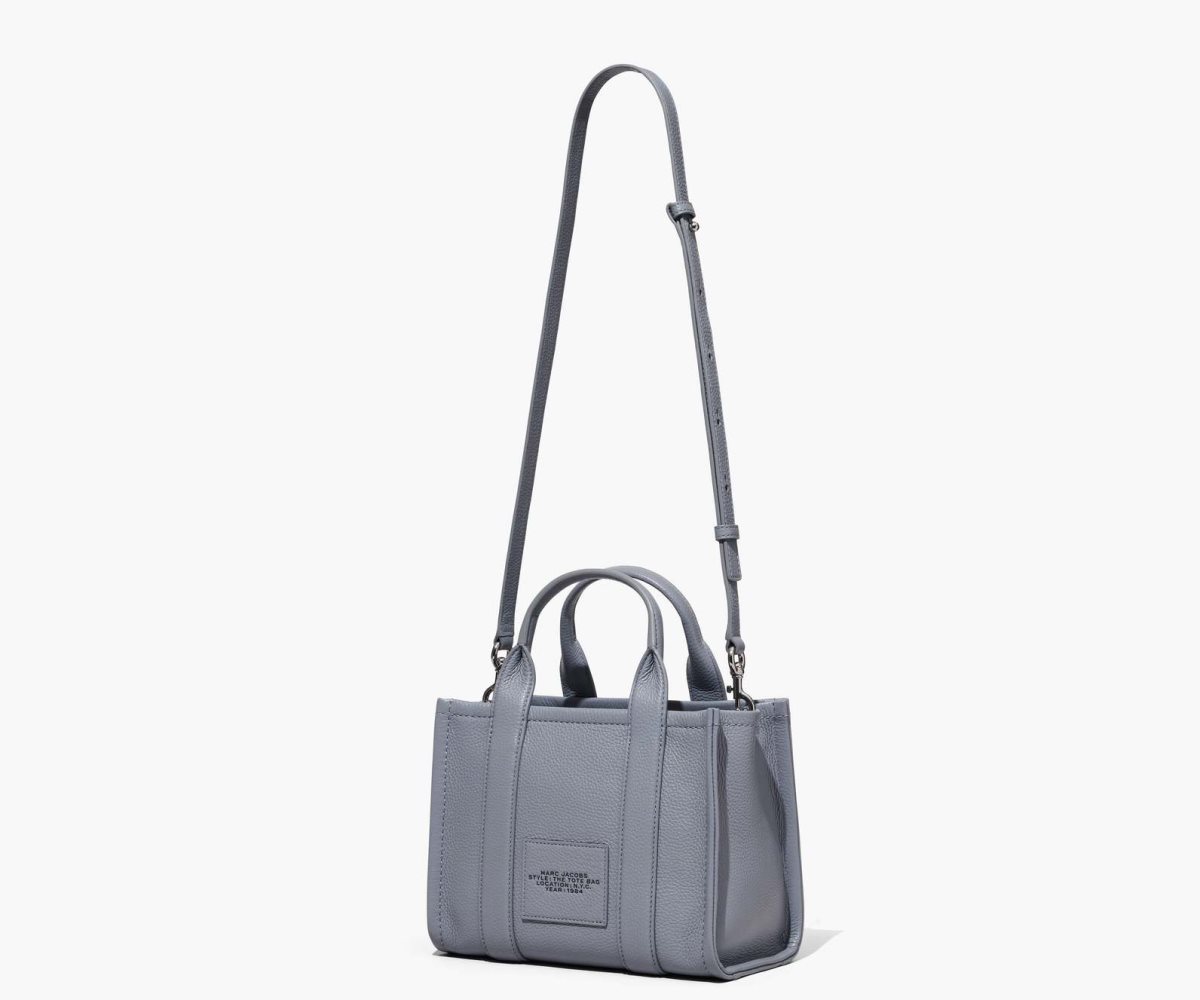 Marc Jacobs Læder Mini Tote Bag Šedé | DVETK4063