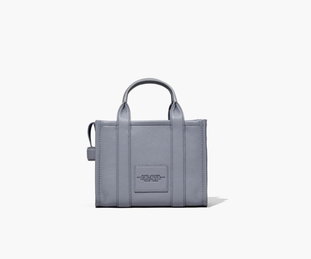 Marc Jacobs Læder Mini Tote Bag Šedé | DVETK4063