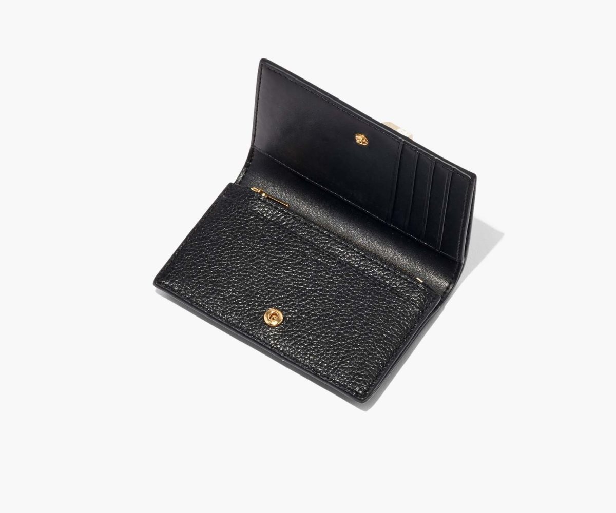 Marc Jacobs Læder Small Bifold Wallet Černé | TMGPC3645