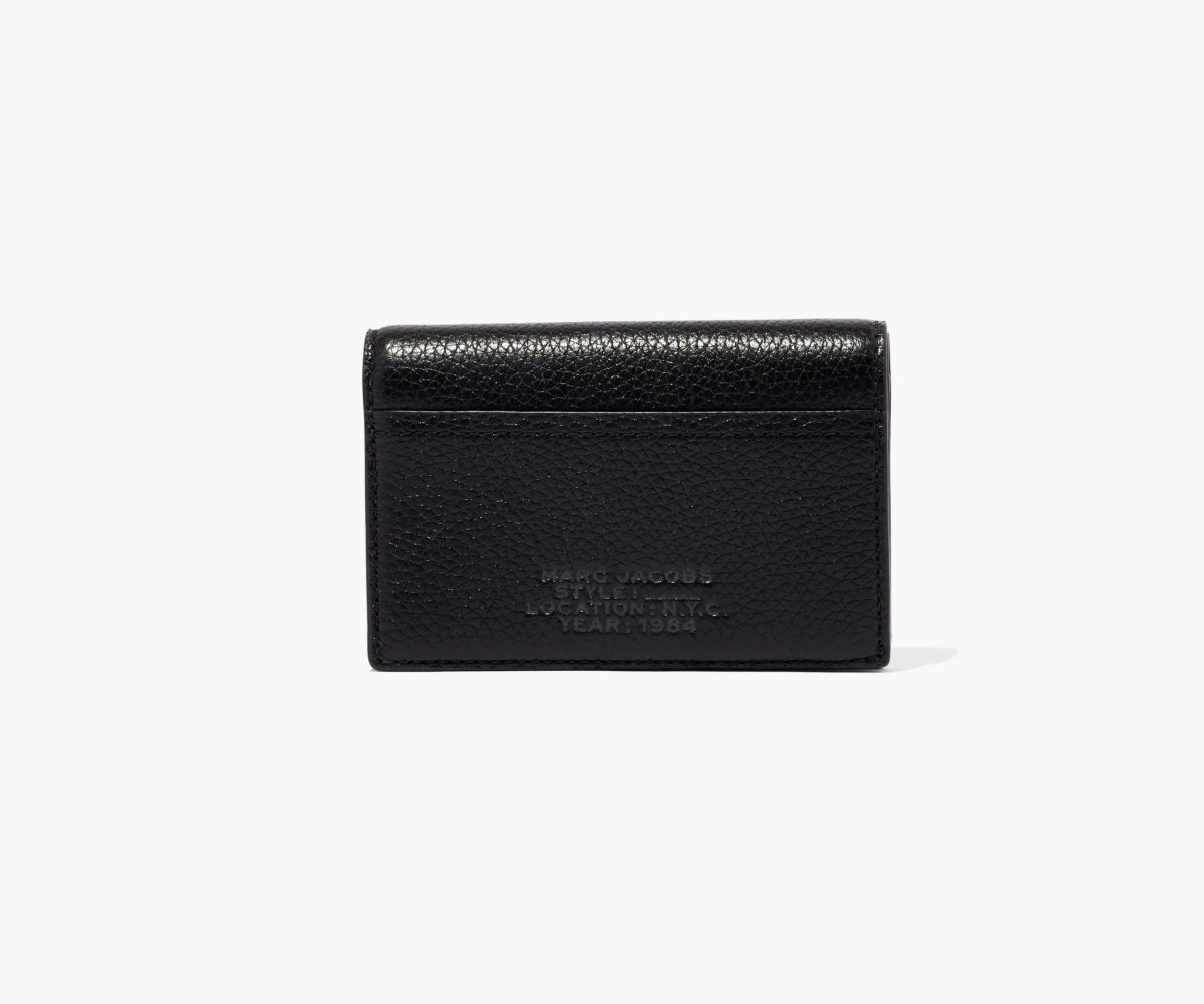 Marc Jacobs Læder Small Bifold Wallet Černé | TMGPC3645