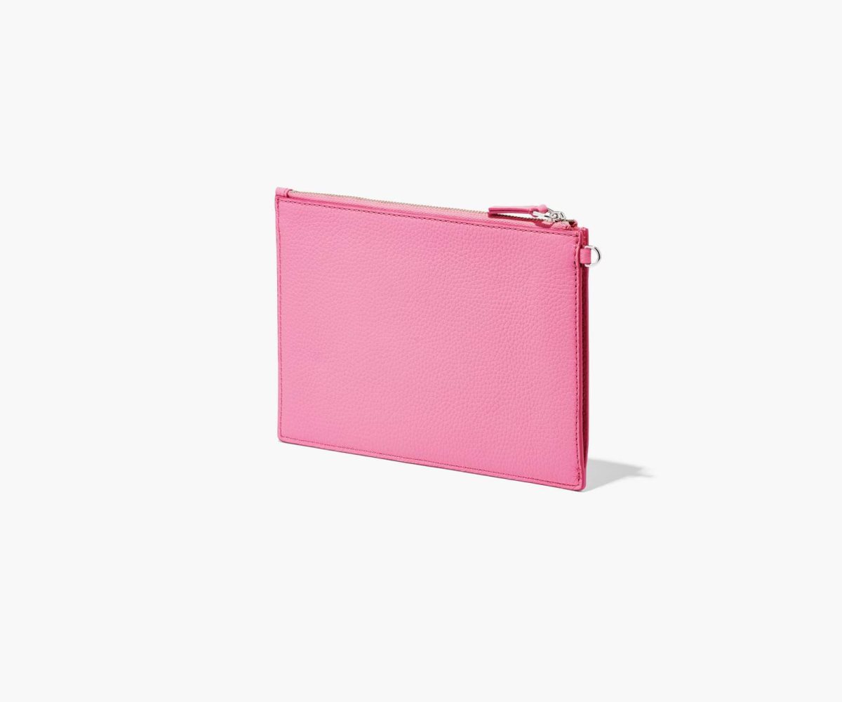 Marc Jacobs Læder Small Wristlet Růžové | GFLPO2134