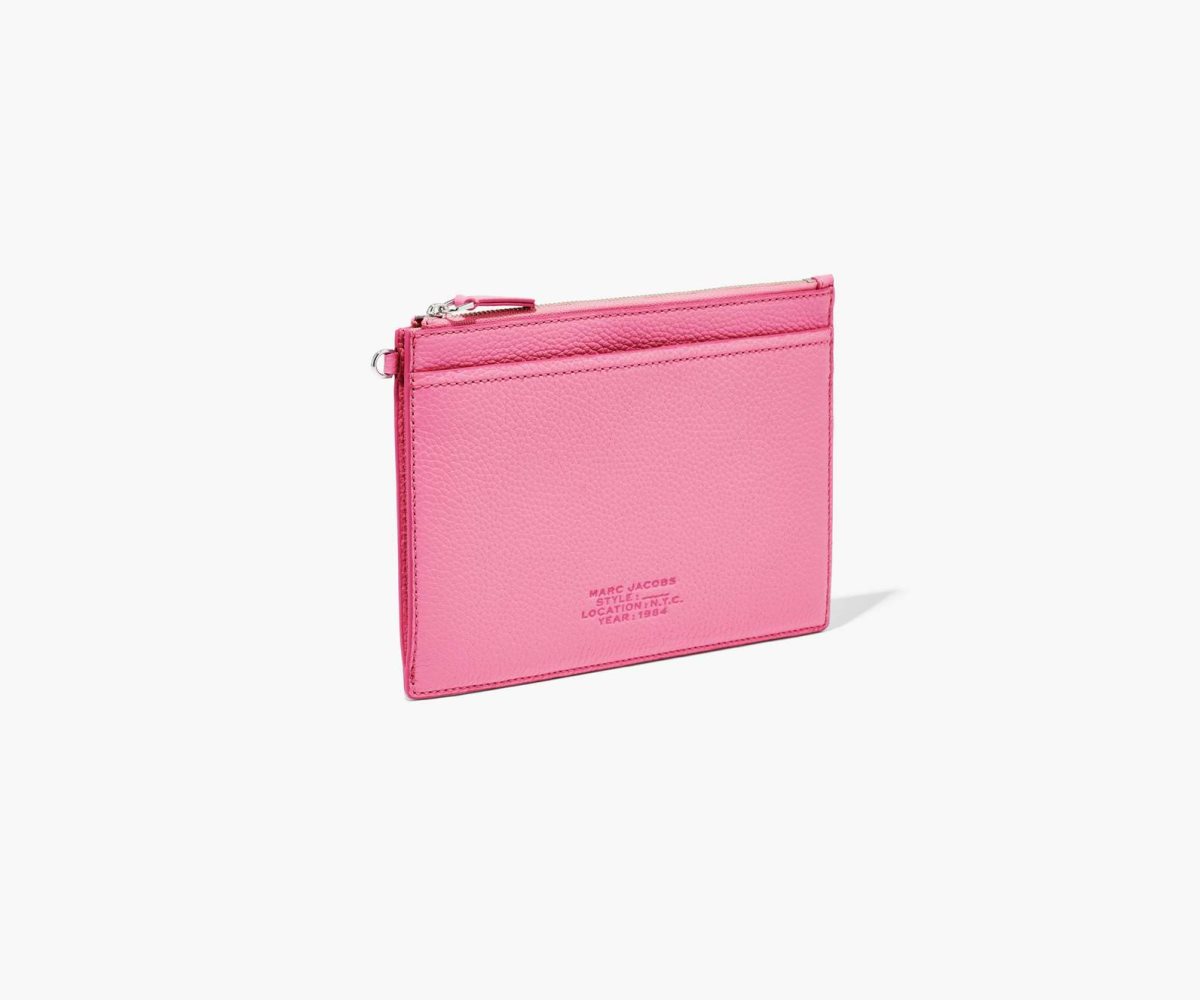 Marc Jacobs Læder Small Wristlet Růžové | GFLPO2134