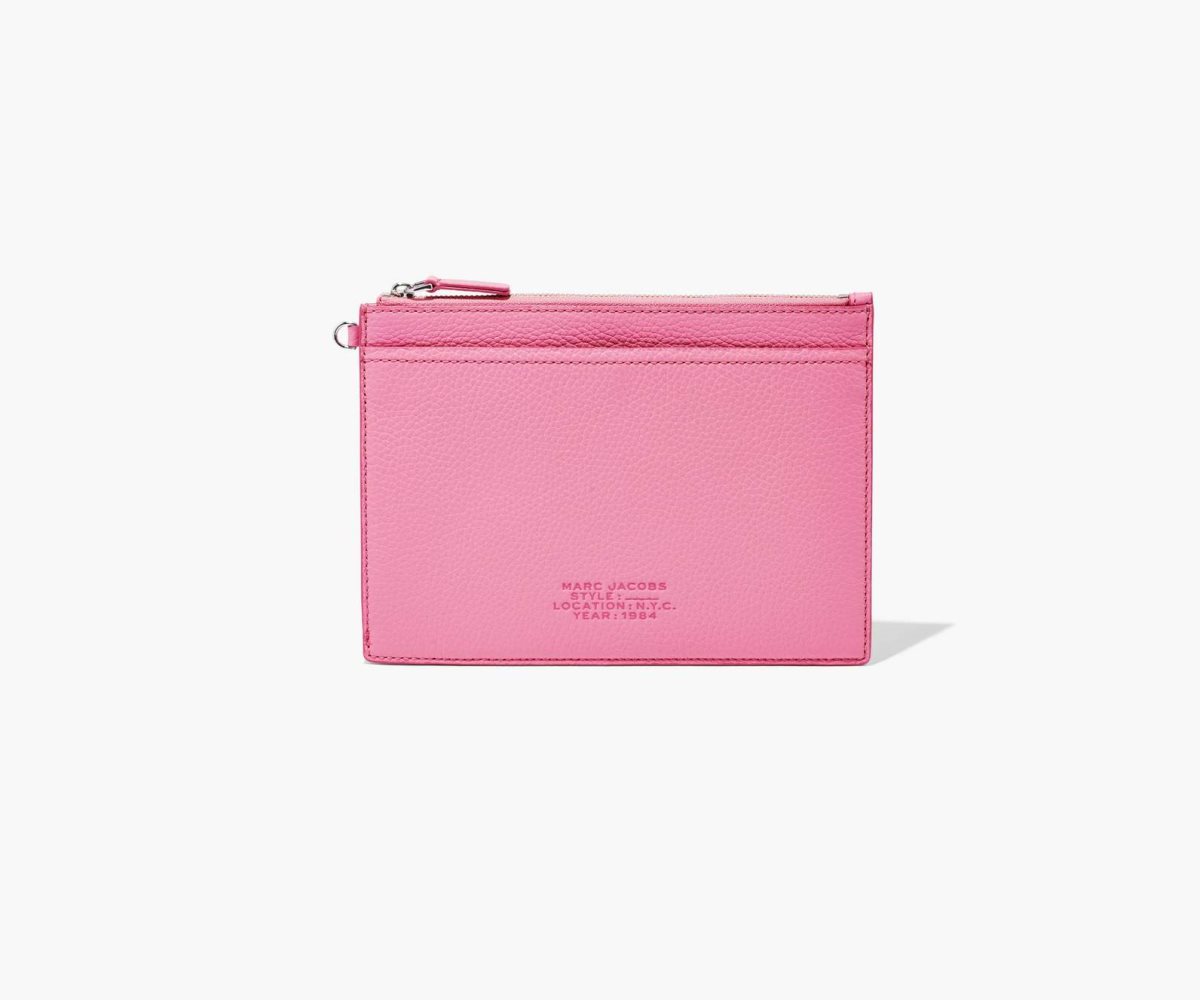 Marc Jacobs Læder Small Wristlet Růžové | GFLPO2134