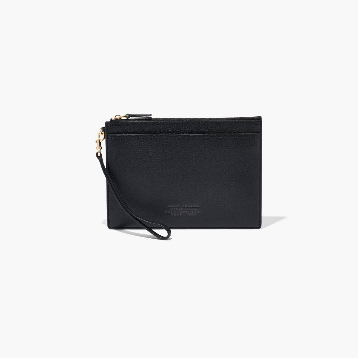 Marc Jacobs Læder Small Wristlet Černé | XNAQW1653