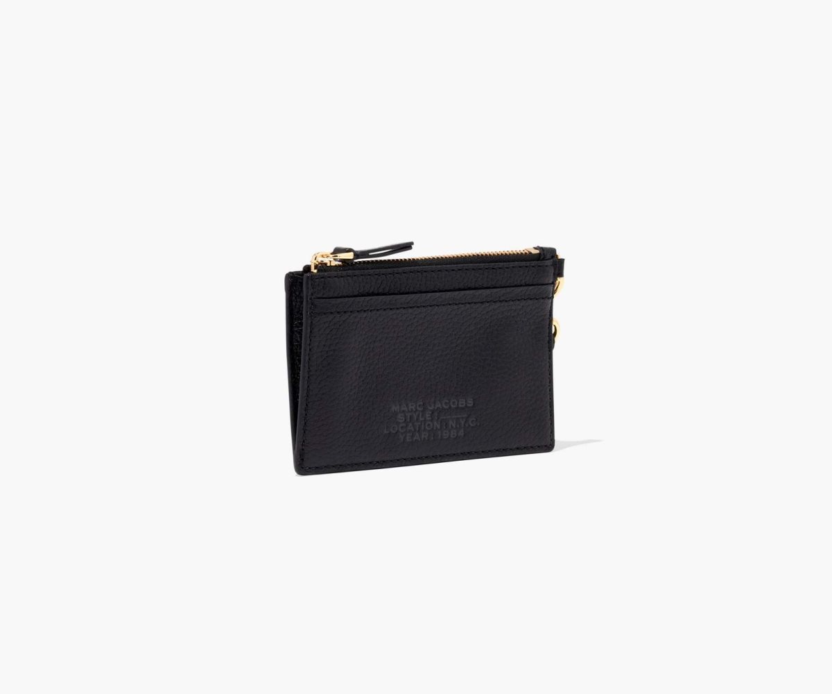 Marc Jacobs Læder Top Zip Wristlet Černé | WLPSQ0546