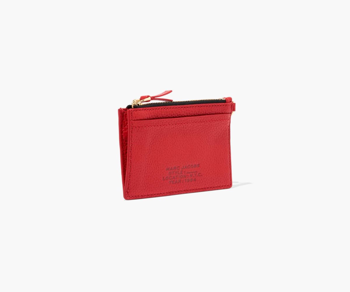 Marc Jacobs Læder Top Zip Wristlet Červené | SGIRZ0612