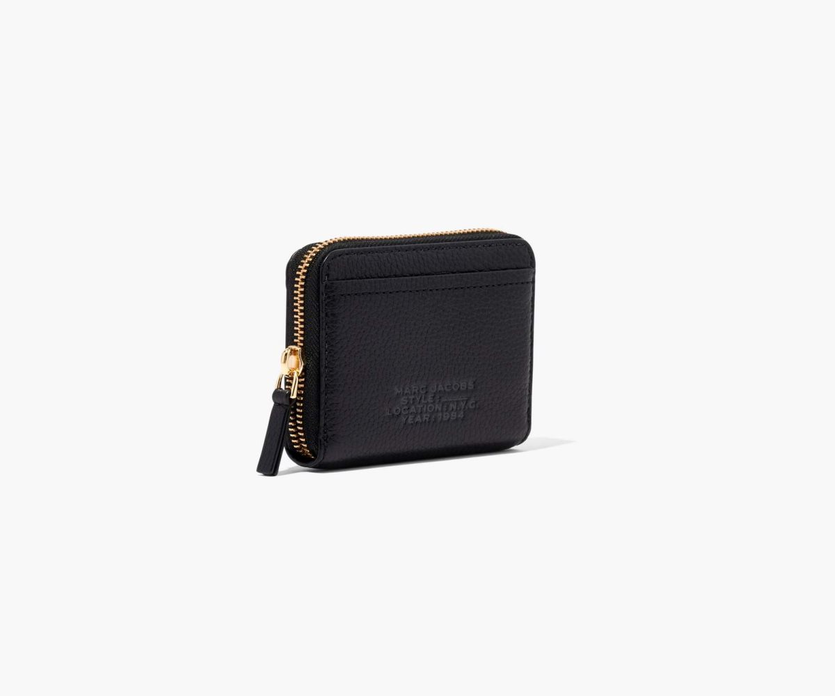 Marc Jacobs Læder Zip Around Wallet Černé | WTECU2314