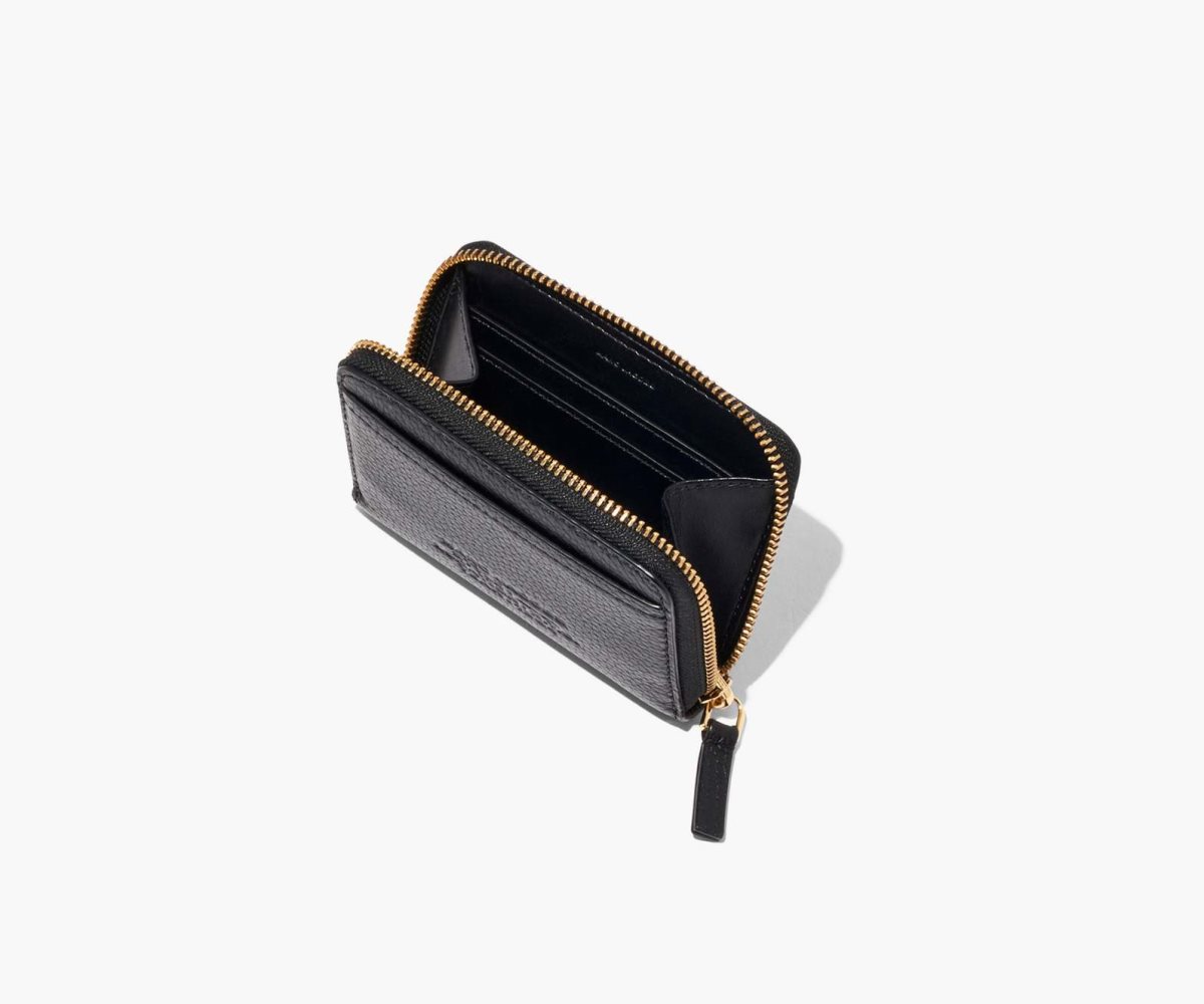 Marc Jacobs Læder Zip Around Wallet Černé | WTECU2314