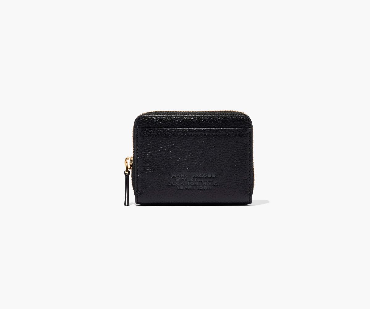 Marc Jacobs Læder Zip Around Wallet Černé | WTECU2314