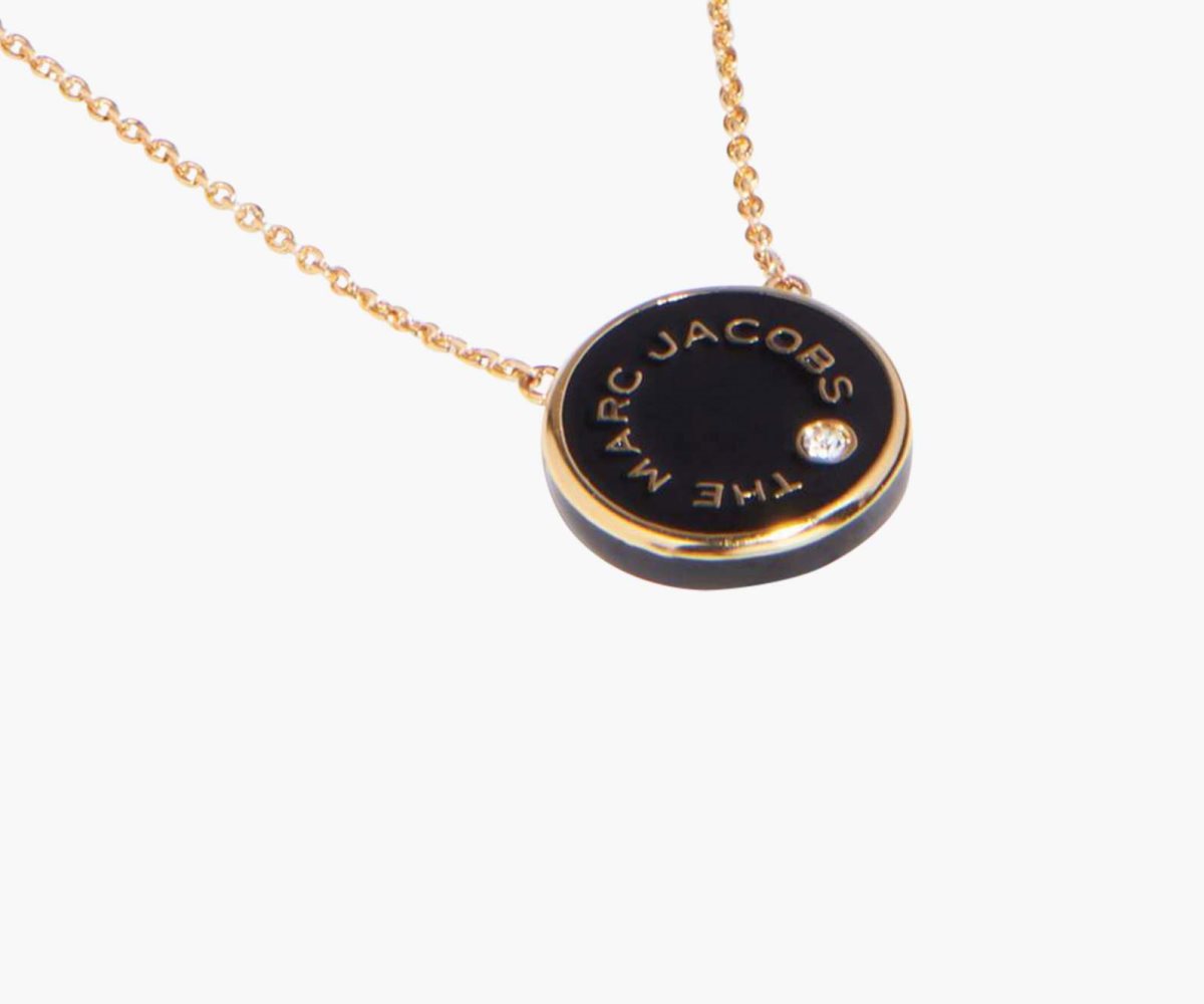 Marc Jacobs Medallion Pendant Krém Zlaté | AEJKR9178