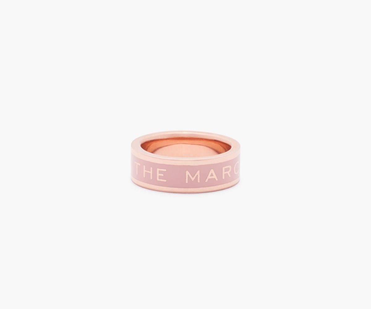 Marc Jacobs Medallion Ring Hnědé Růžové Zlaté | HOFQC7503