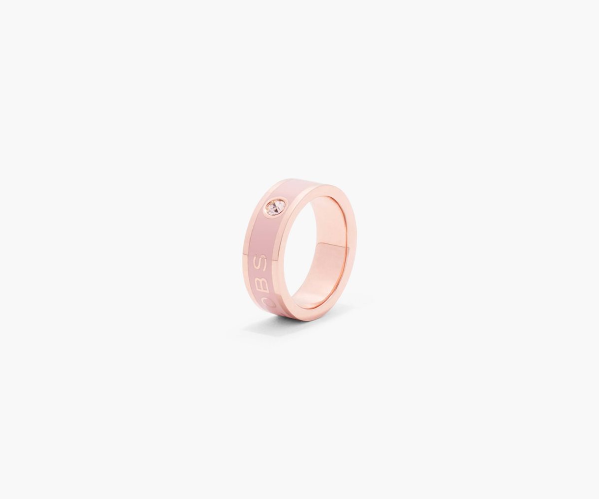 Marc Jacobs Medallion Ring Hnědé Růžové Zlaté | HOFQC7503