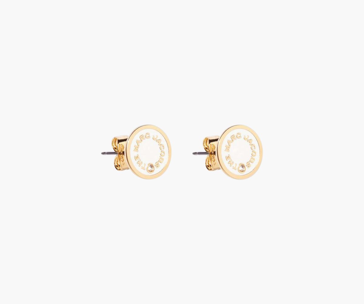 Marc Jacobs Medallion Studs Krém | HIQYM0483