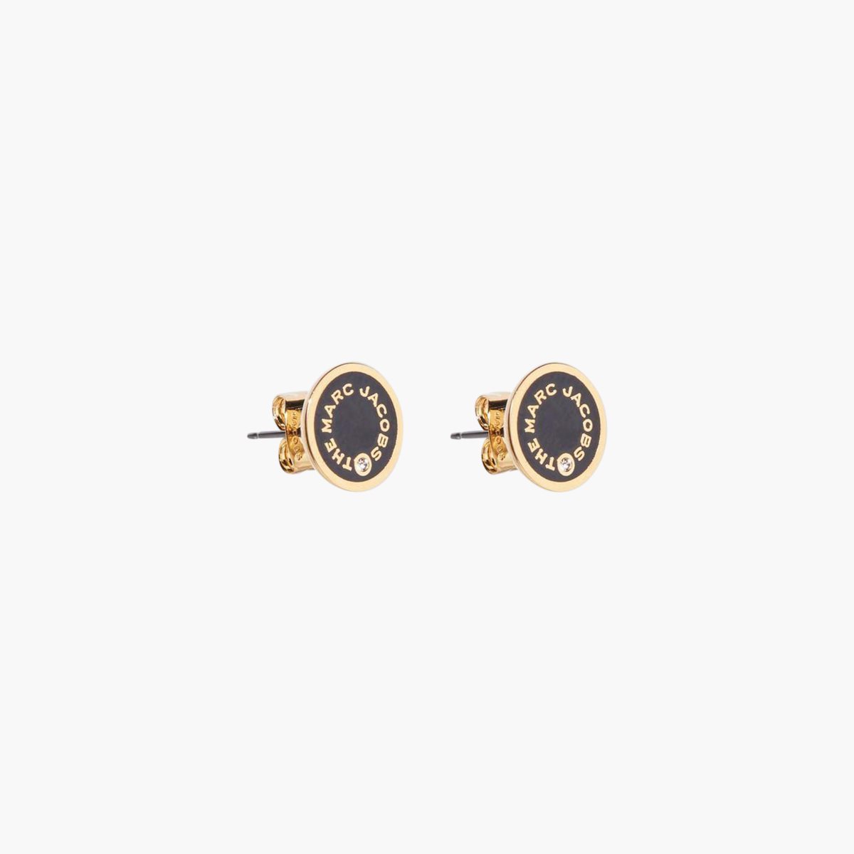 Marc Jacobs Medallion Studs Černé Zlaté | DOBXZ1689