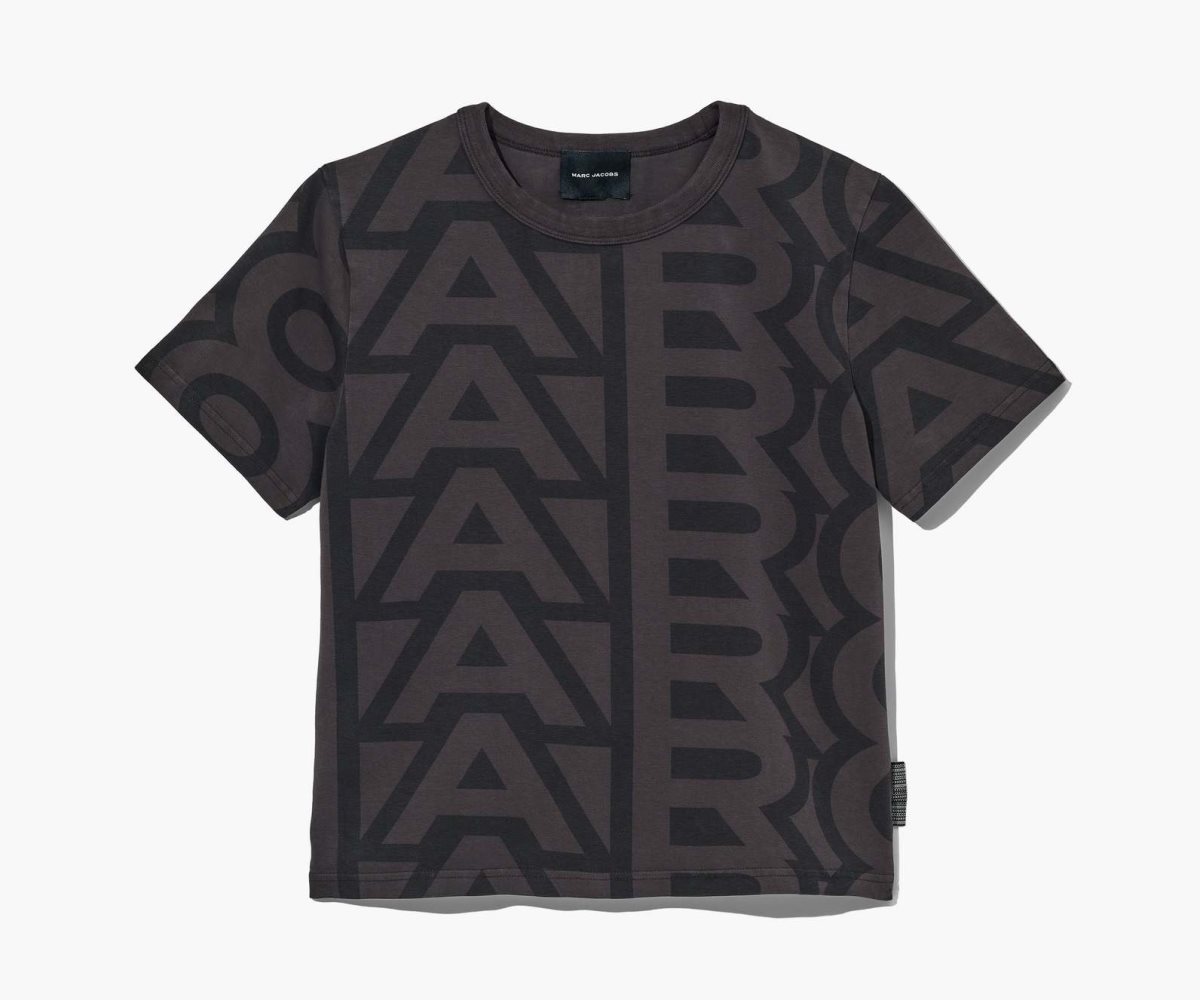 Marc Jacobs Monogram Baby T-Shirt Černé Šedé | AKYBZ3402