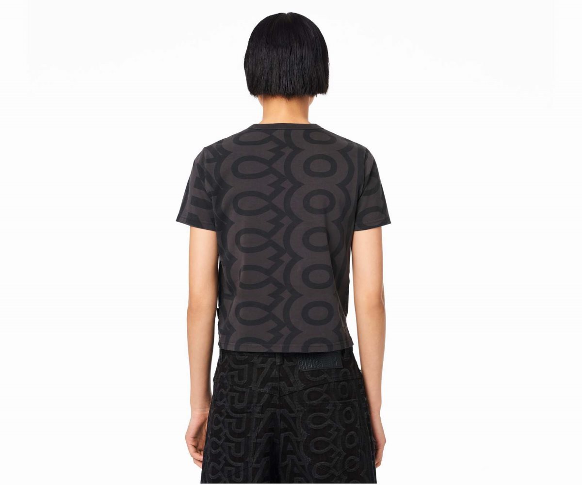 Marc Jacobs Monogram Baby T-Shirt Černé Šedé | AKYBZ3402