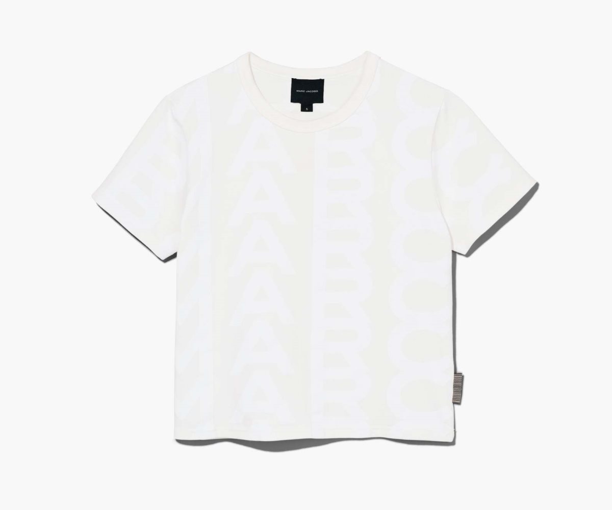 Marc Jacobs Monogram Baby Tee Bílé | MASPV3826