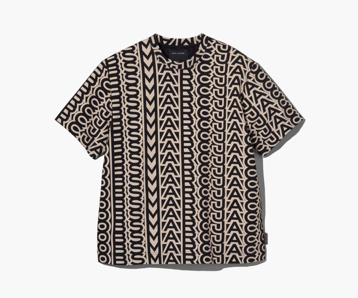 Marc Jacobs Monogram Big T-Shirt Černé Bílé | TPLUJ3104