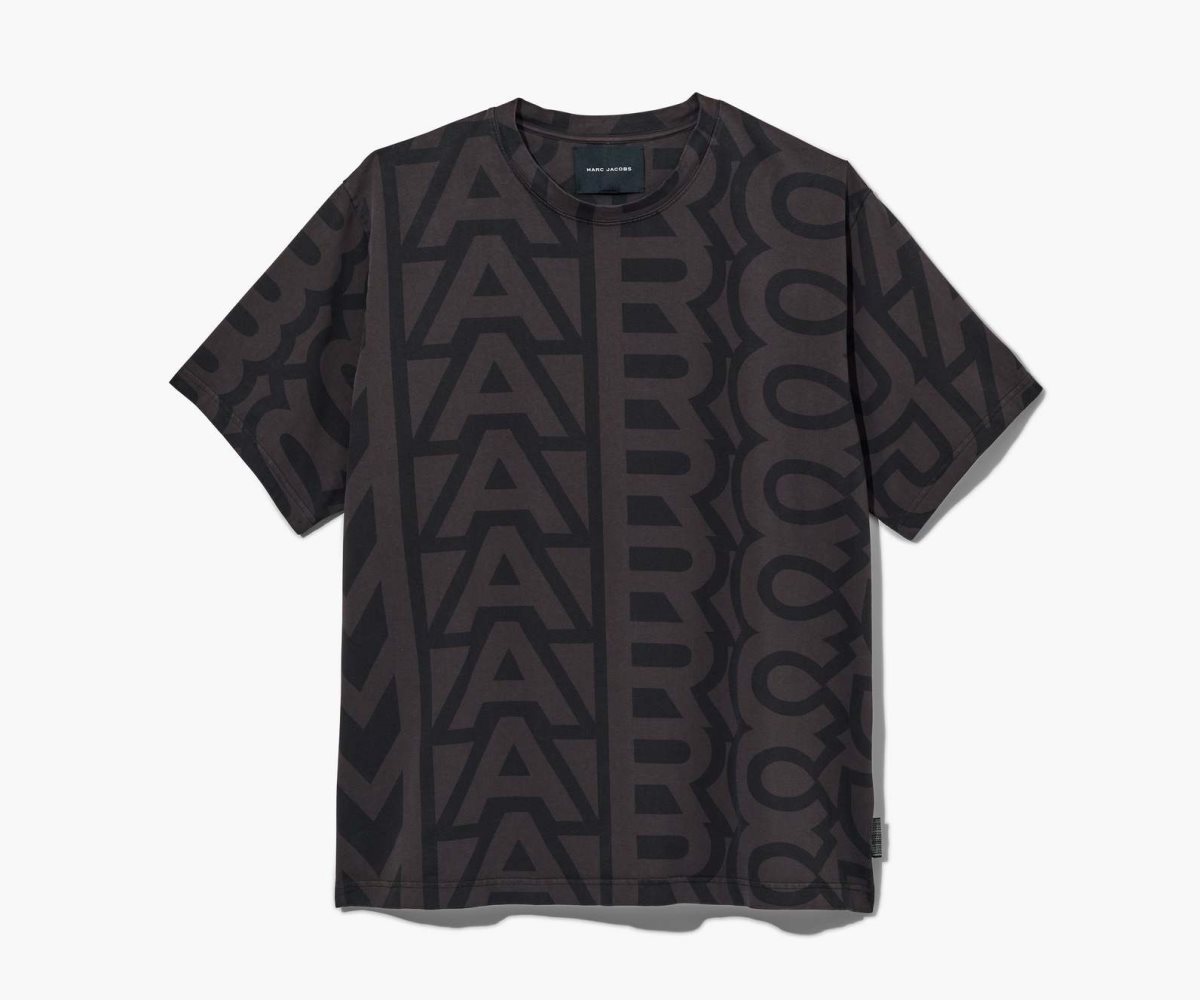 Marc Jacobs Monogram Big T-Shirt Černé Šedé | GFSTY9106